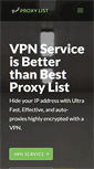 Mobile Screenshot of bestproxylist.com